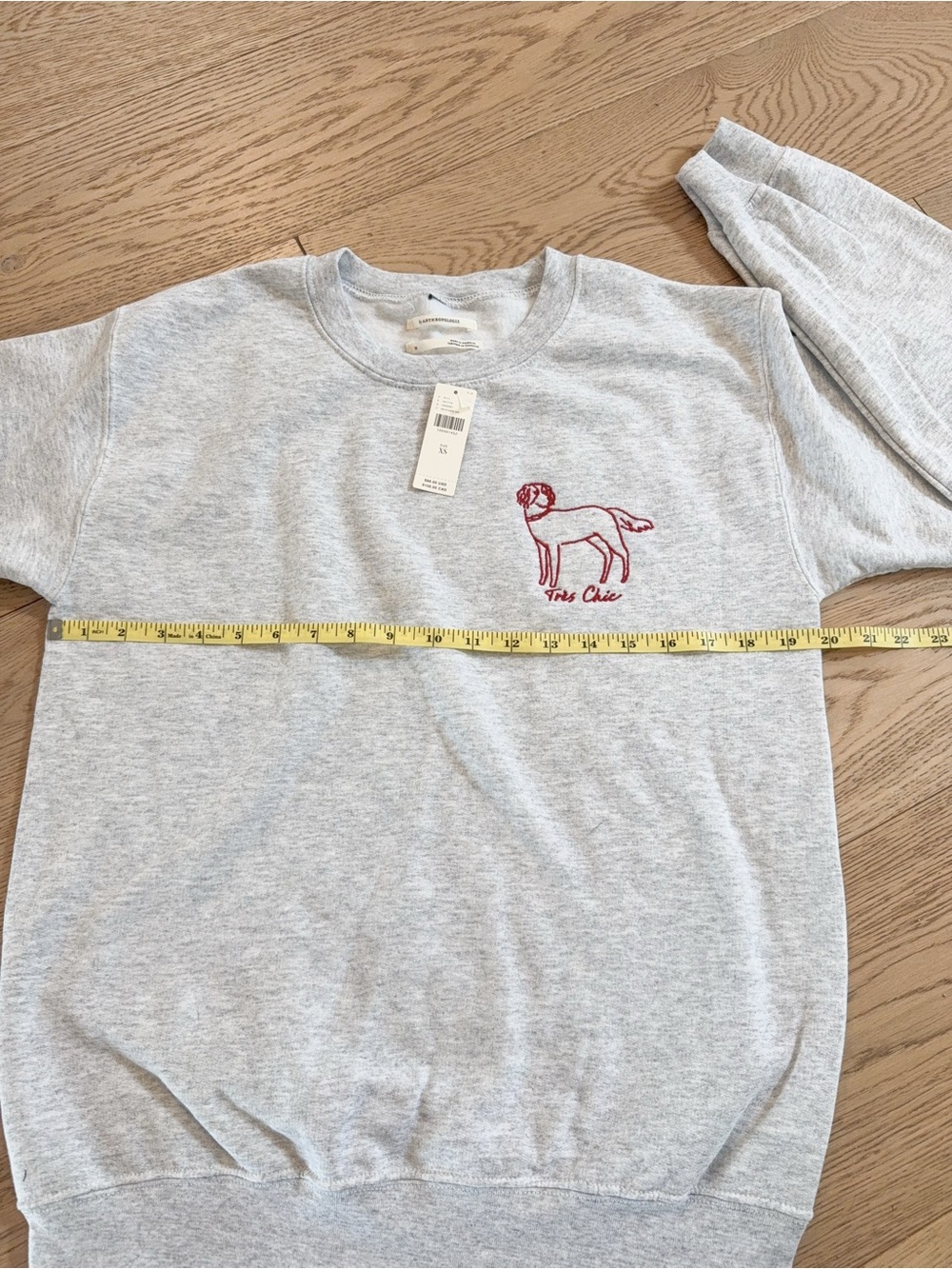 NWT 106461452 Anthropologie sweatshirt XS - Picture 4 of 6